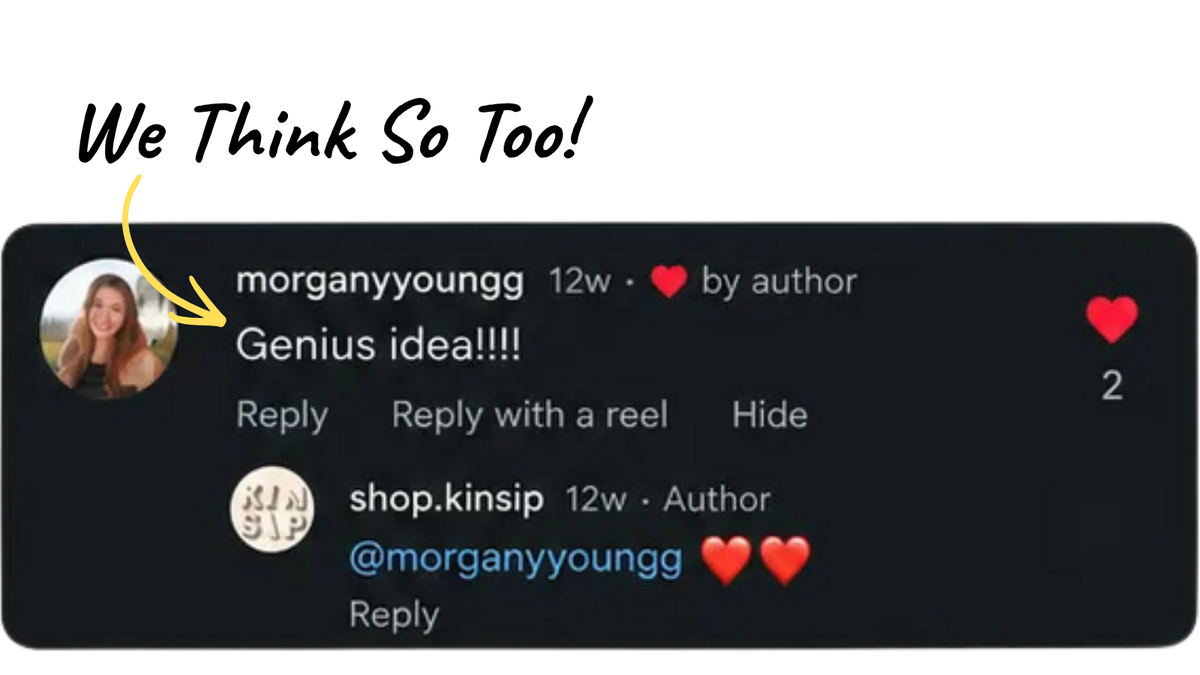 Social media comment screenshot