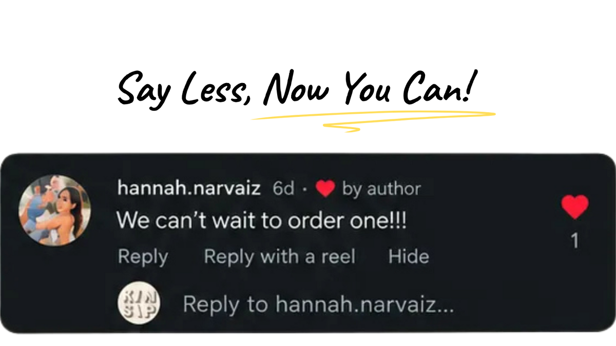 Social media comment screenshot